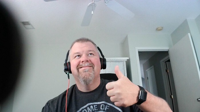 Mike Hyder giving thumbs up