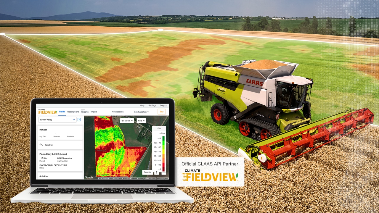 FieldView and CLAAS TELEMATICS API Connectivity