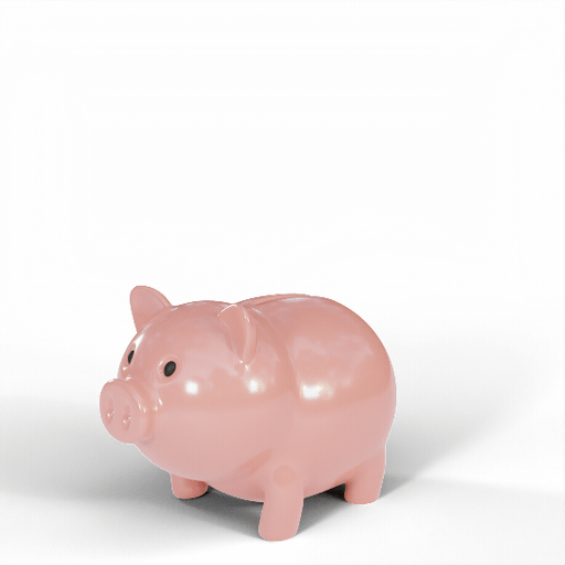 Gold coin with writing reading "savings aren't always worth the cost" dropping into a piggy bank