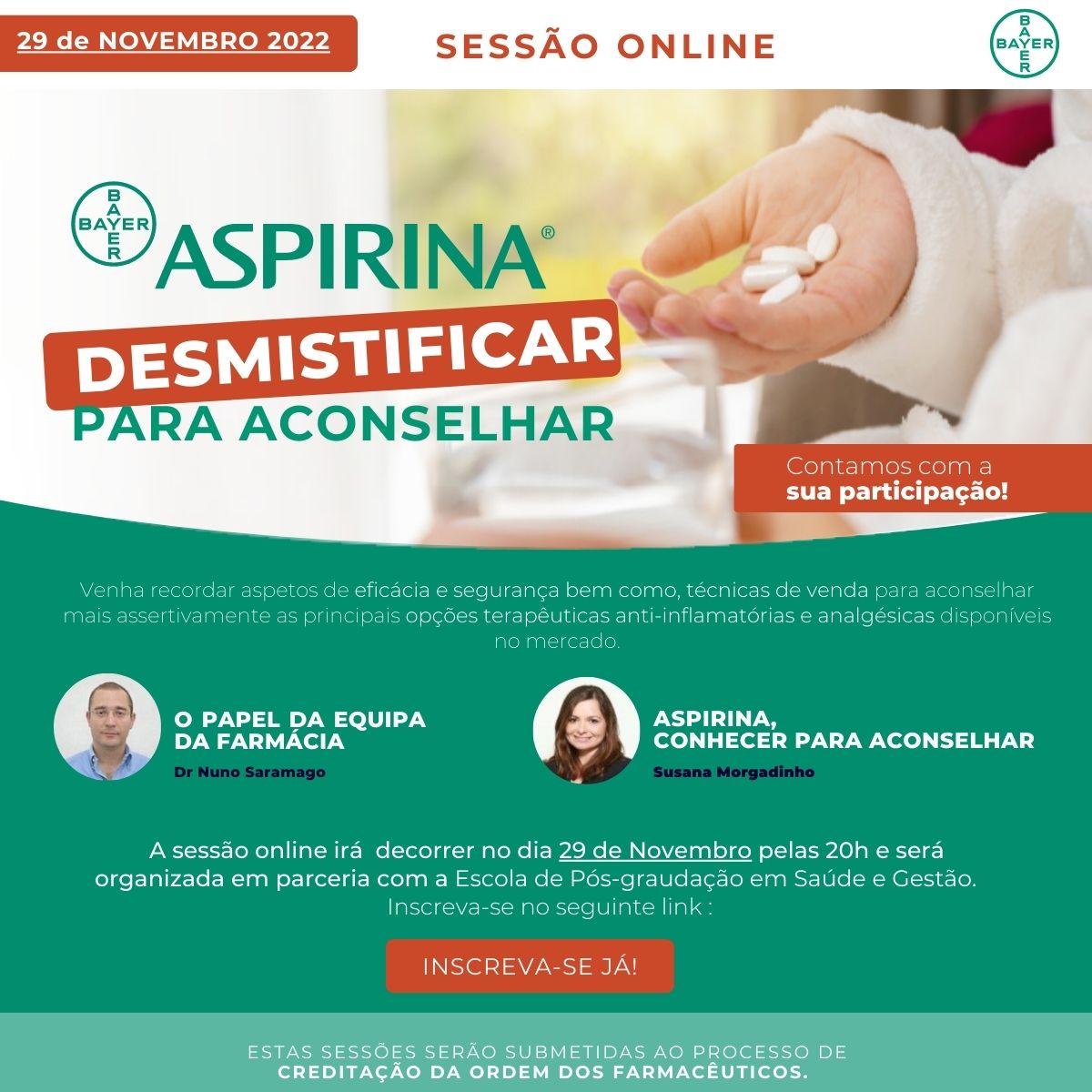 Sessão Online_Aspirina-desmistificar para aconselhar
