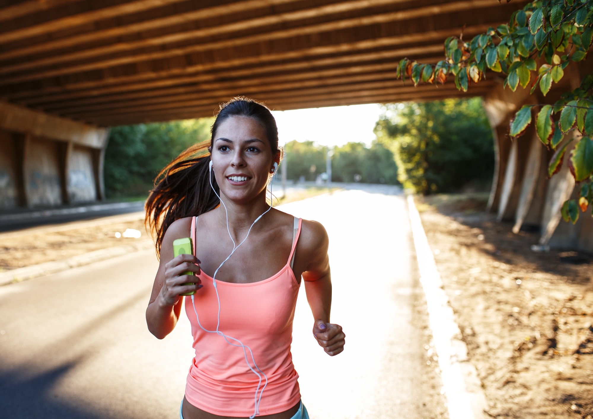 woman running