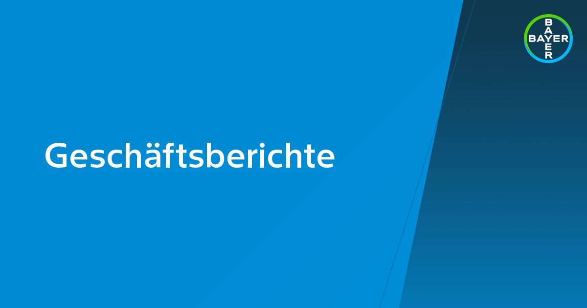 Geschäftsberichte der Bayer AG