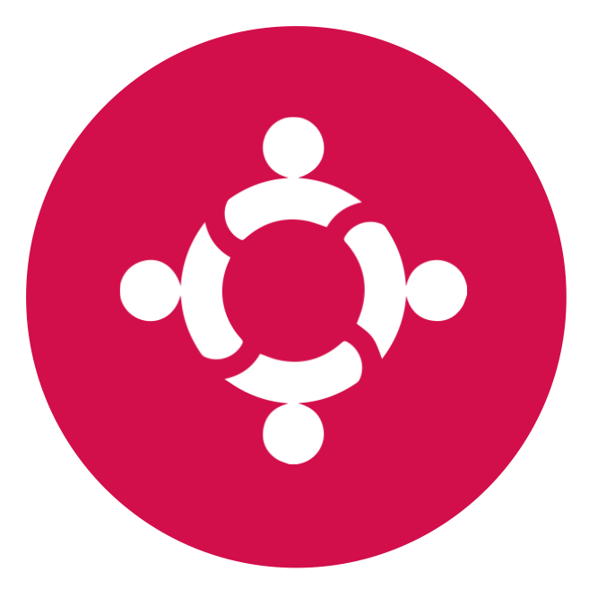 Icon of Four People in Circle