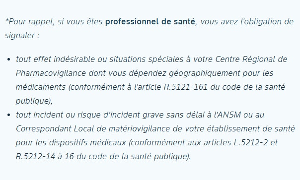 professionnel de santé