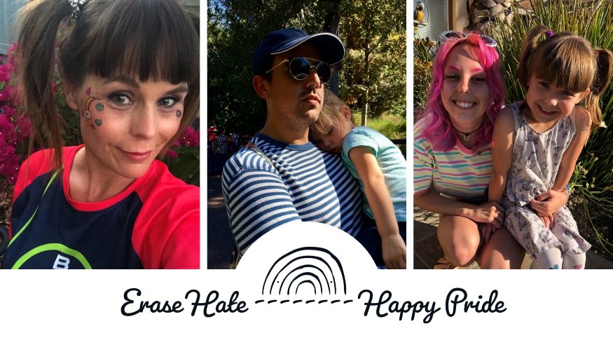Erase hate - happy pride