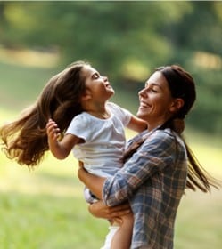 mother and daughter