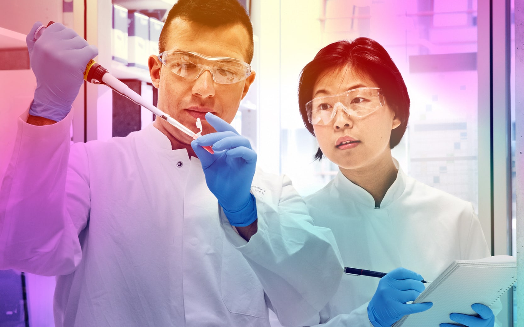 Two scientists